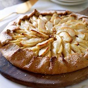 Pear & apple galette