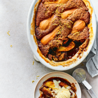 Pear & brown sugar puddle pudding