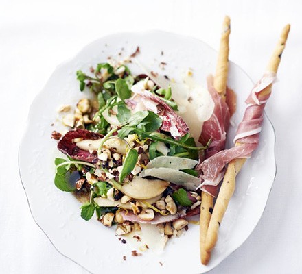 Pear & Manchego salad 