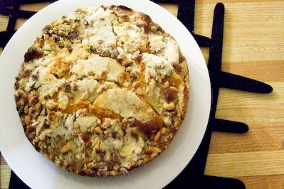Pear & pinenut cake