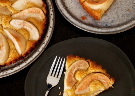 Pear almond cake
