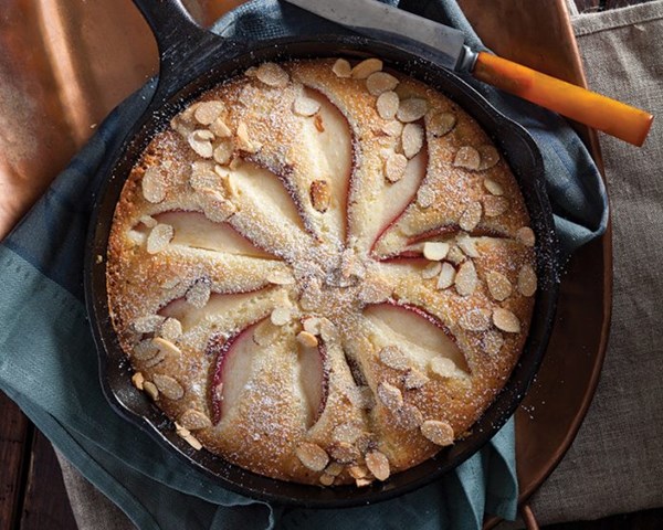 Pear almond cake
