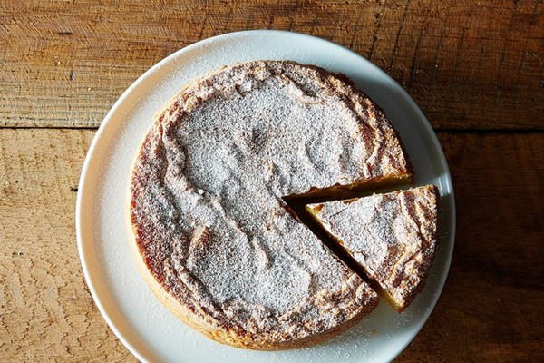Pear and almond cake