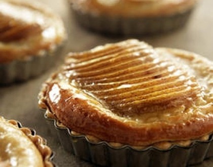 Pear and almond tart
