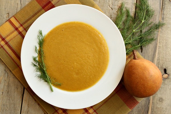 Pear and fennel soup
