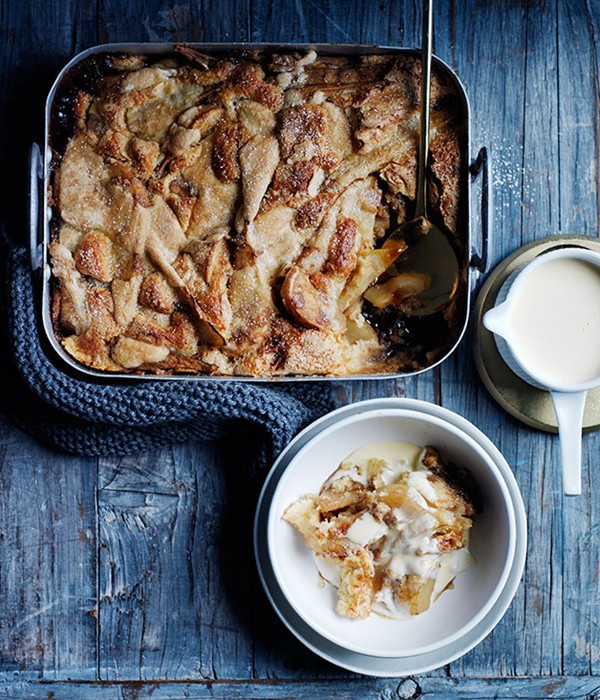 Pear and ginger cobbler