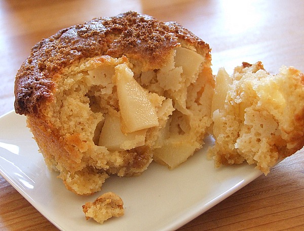Pear and ginger muffins