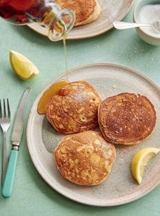 Pear and ginger pancakes