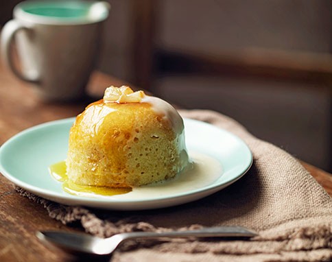 Pear and ginger pudding 