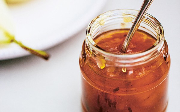 Pear and lavender jam