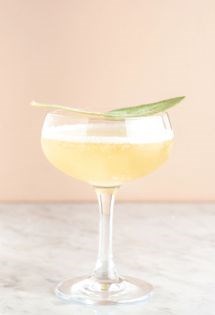 Pear and sage Bellini