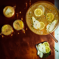 Pear and thyme punch
