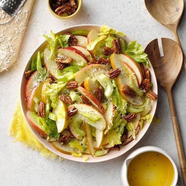 Pear, apple & celery salad