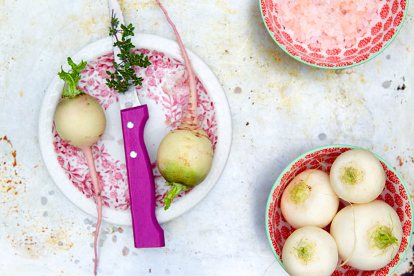 Pear, apple and chocolate crumble with pecans and pistachios
