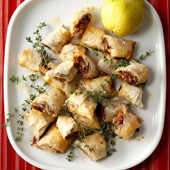 Pear-Brie rolls