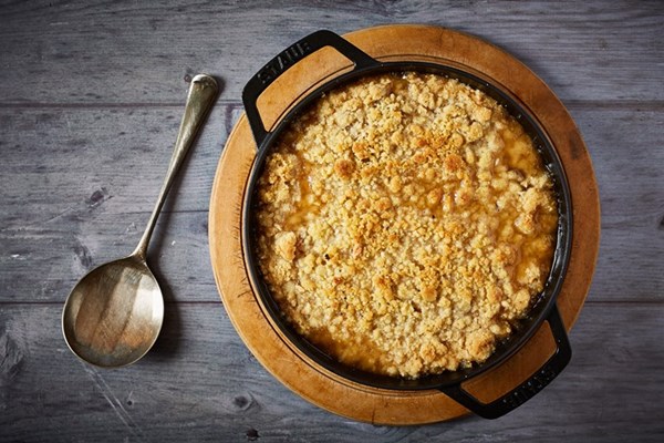 Pear crumble 