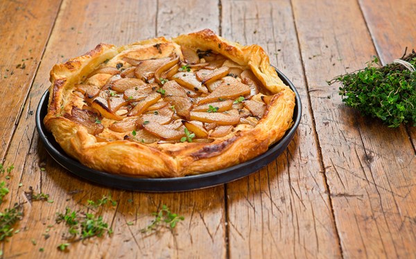 Pear galette