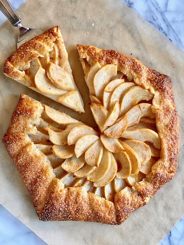 Pear galette 