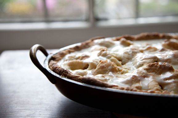 Pear rosemary Danish