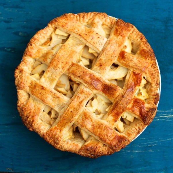Pear-rosemary pie with cheddar crust