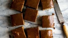 Pear snacking cake with brown butter glaze