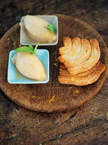 Pear sorbet