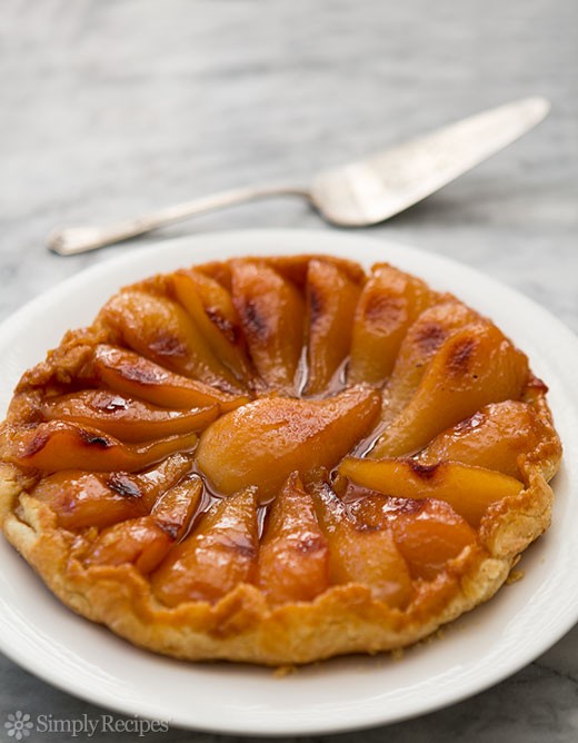 Pear tart Tatin