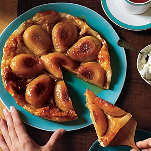 Pear tarte Tatin