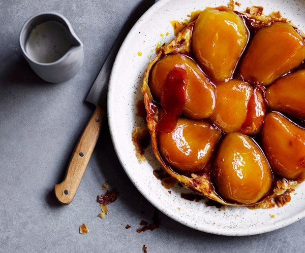 Pear tarte Tatin