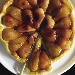 Pear tarte Tatin