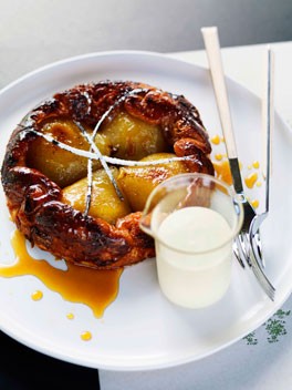 Pear tarte Tatin