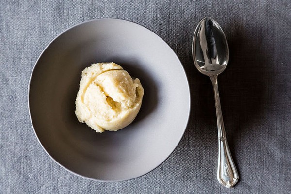 Pear vanilla sorbet