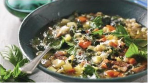 Pearl barley minestrone