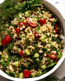 Pearl couscous salad