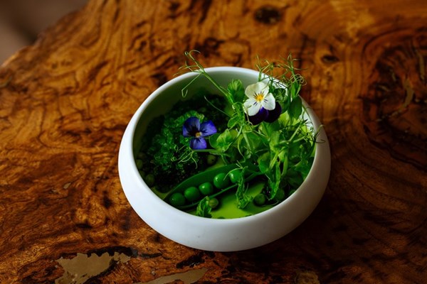 Peas and mint