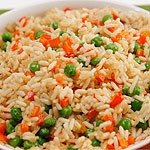 Peas, pepper and rice