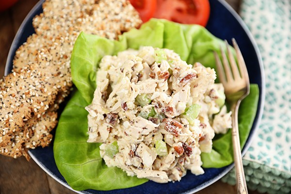 Pecan chicken salad