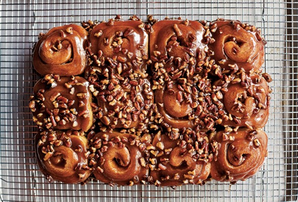 Pecan cinnamon buns (Schnecken)