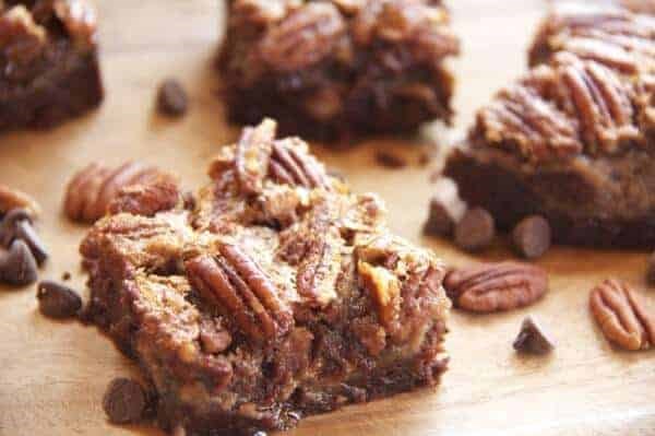 Pecan pie brownies