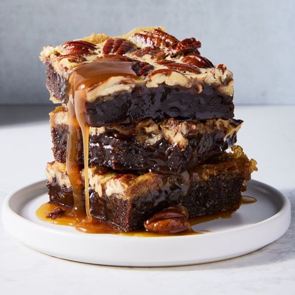 Pecan pie brownies