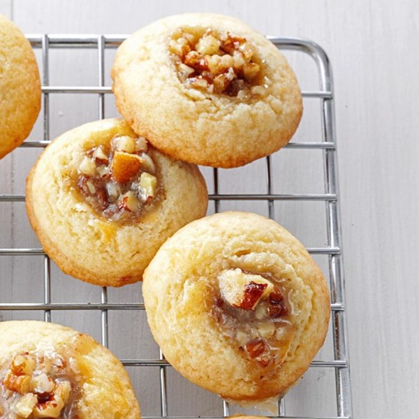 Pecan pie thumbprints