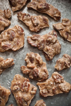 Pecan praline bark