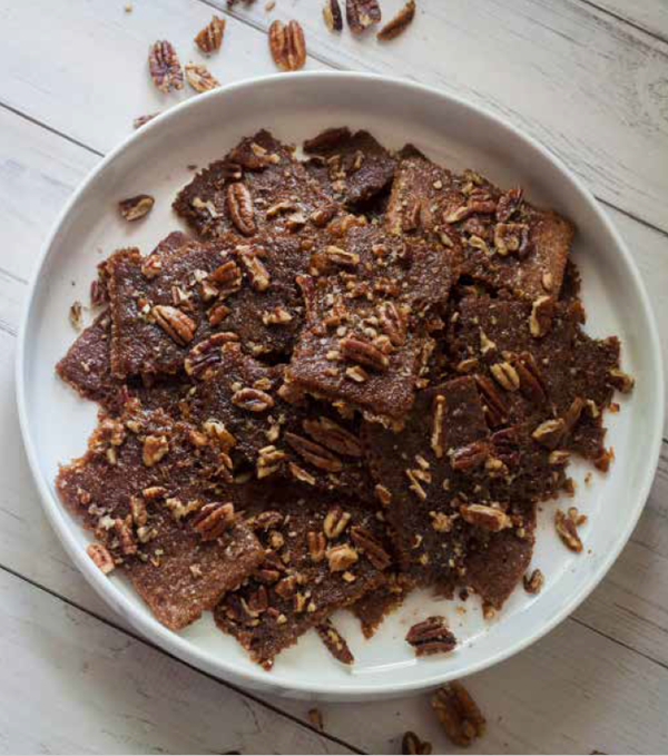Pecan praline bars