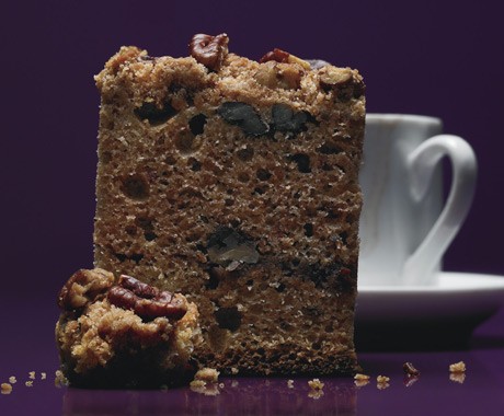 Pecan-streusel coffee cake