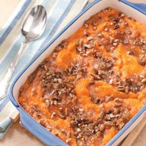 Pecan sweet potato bake