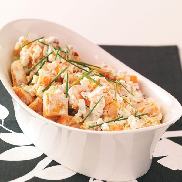 Pecan sweet potato salad