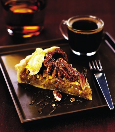 Pecan treacle tart