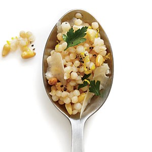 Pecorino and parsley couscous