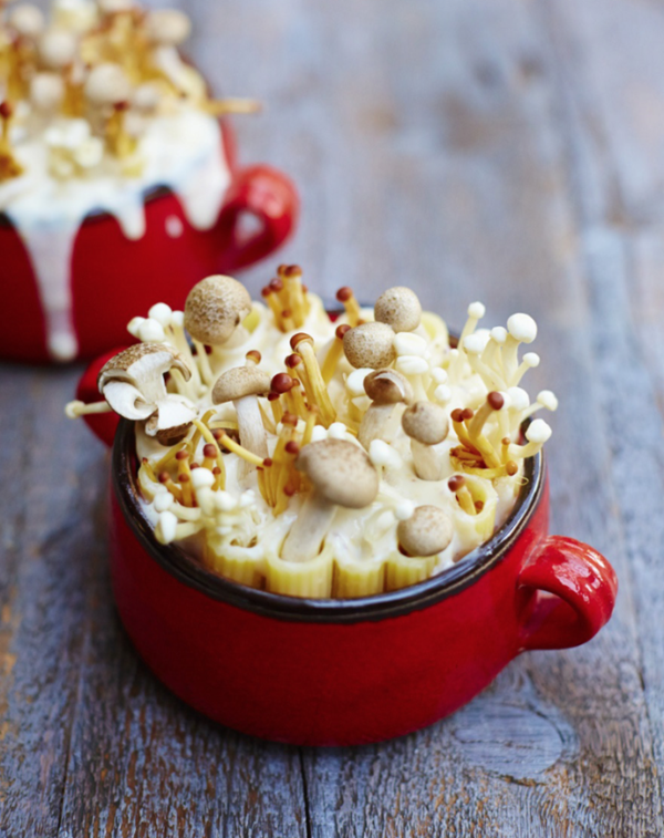 Peeping mushroom pasta