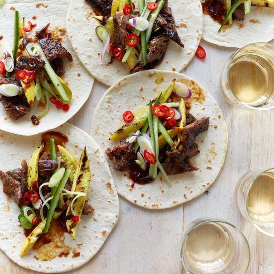 Peking-style short rib tacos